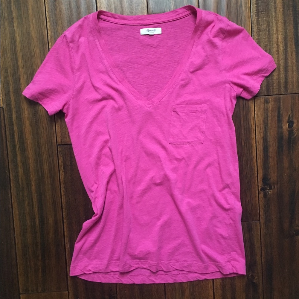 Pink Madewell Pocket Tee