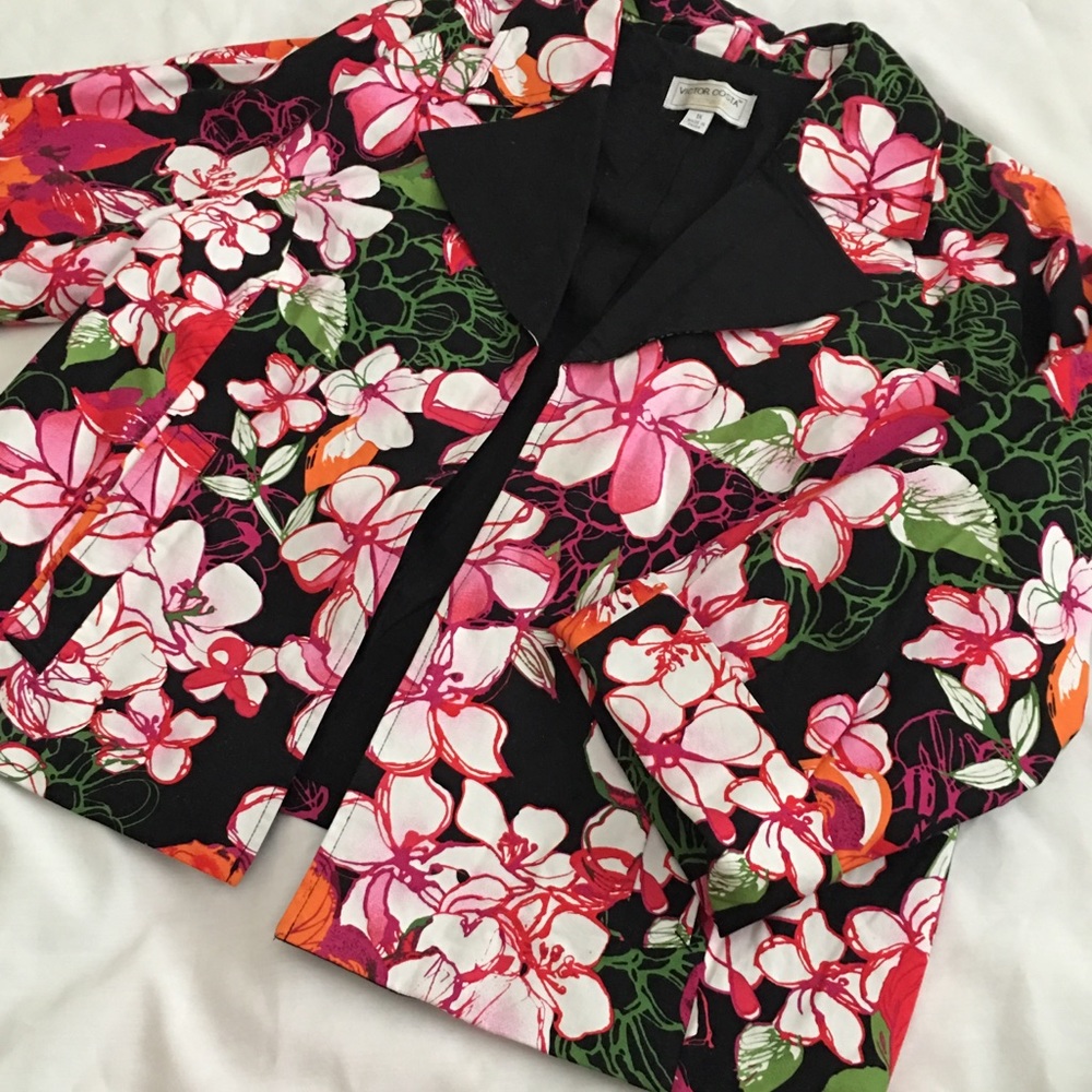 Break the pattern with a victor Costa jacket!