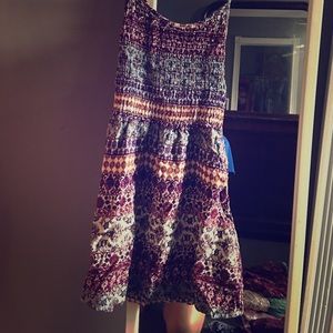 Dress with colorful patterns