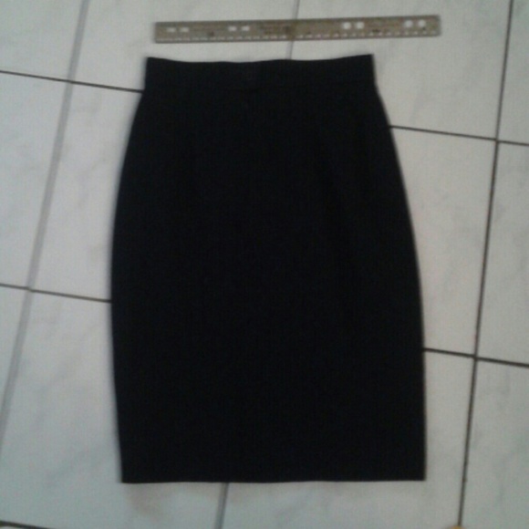 Portara fitted pencil skirt navy blue - Picture 4 of 4