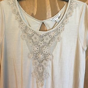 🛍OFFER🛍AEO beige crochet top