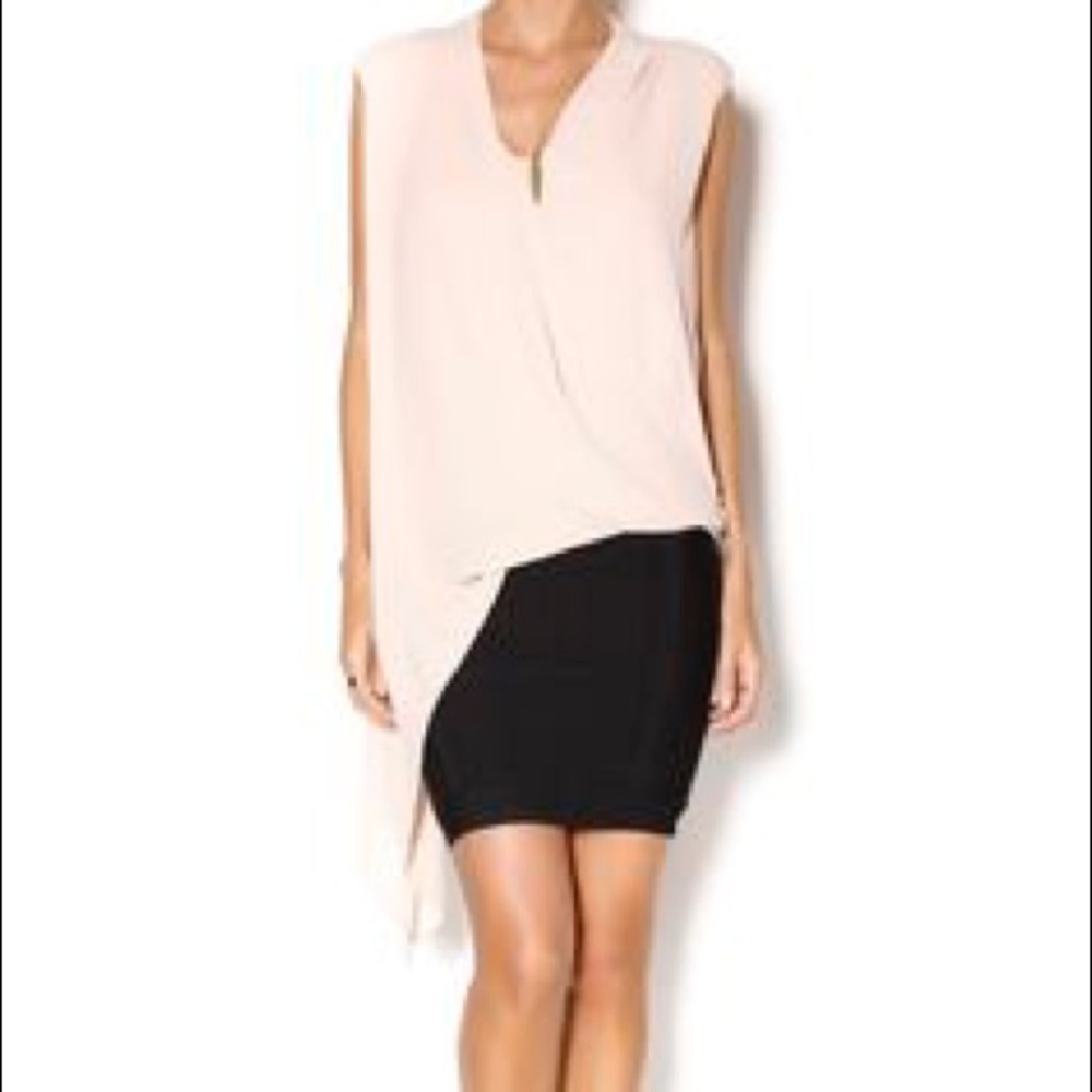 BCBGMAXAZRIA asymmetrical top