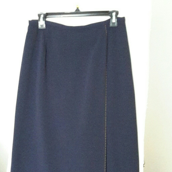 Norton skirt maxi navy color - Picture 4 of 5