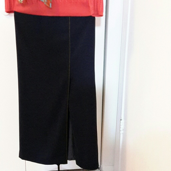 Norton skirt maxi navy color - Picture 2 of 5