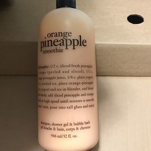 Philosophy orange peel pineapple smoothie wash