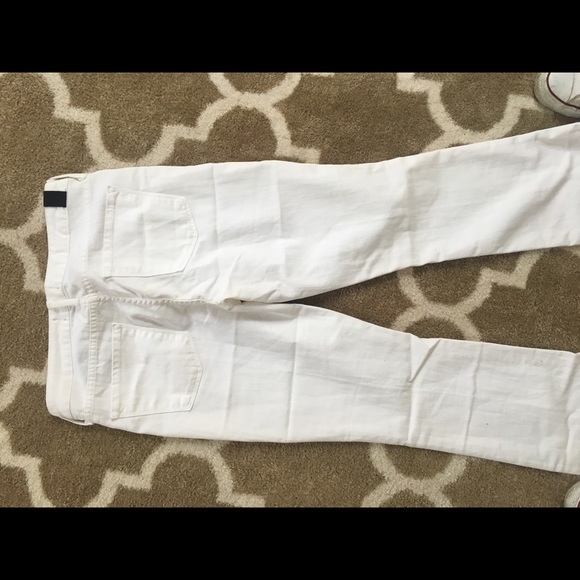 VINCE white high-rise boot cut jeans - Picture 6 of 8