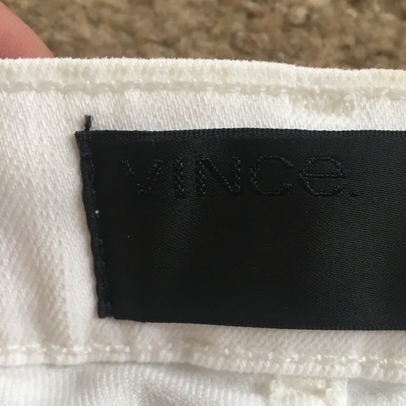 VINCE white high-rise boot cut jeans - Picture 8 of 8