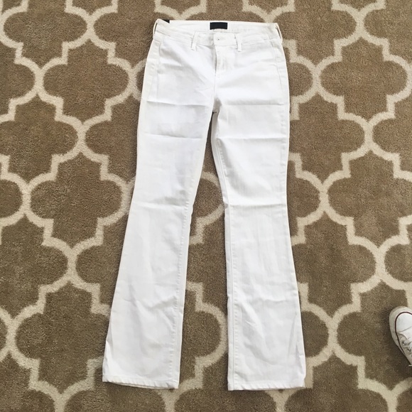 VINCE white high-rise boot cut jeans - Picture 3 of 8
