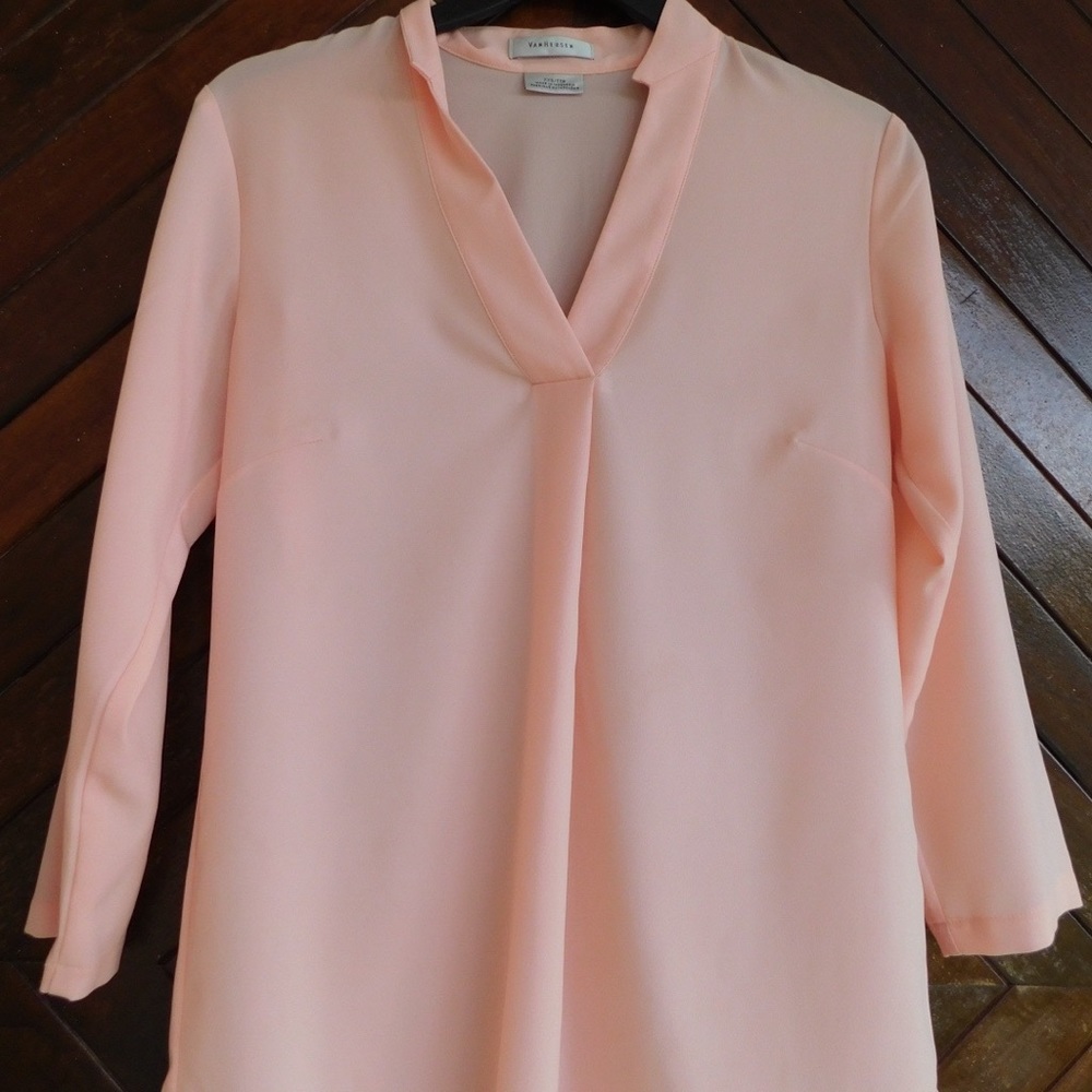 Light peach blouse