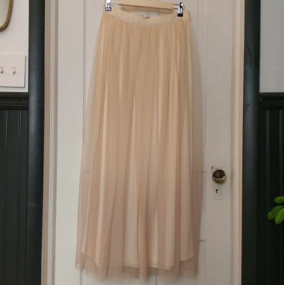 Tulle Ombre Maxi Skirt