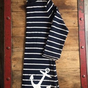 Stripped Dress with Anchor