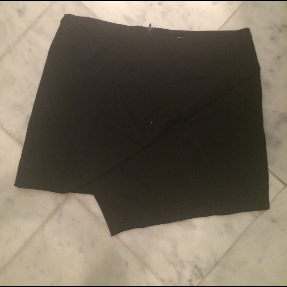 Bar III asymmetrical mini skirt