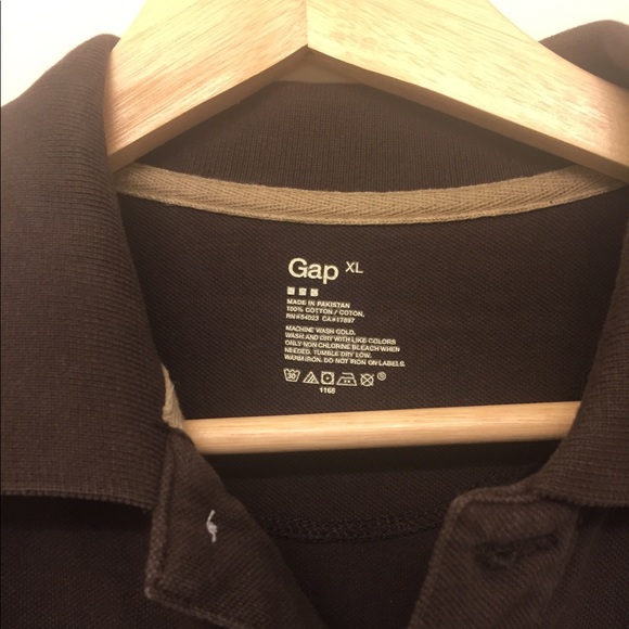 Gap Brown Cotton Polo XL - Picture 2 of 2