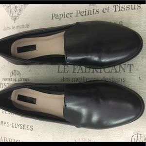 Faux Leather Loafers