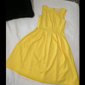 CALVIN KLINE SUNSHINE YELLOW DRESS
