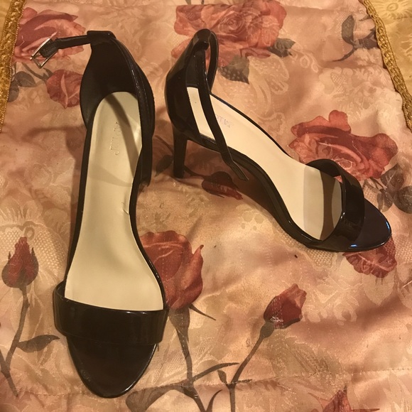 Apt. 9 Shoes - Black Apt 9 Ankle Strap Heels