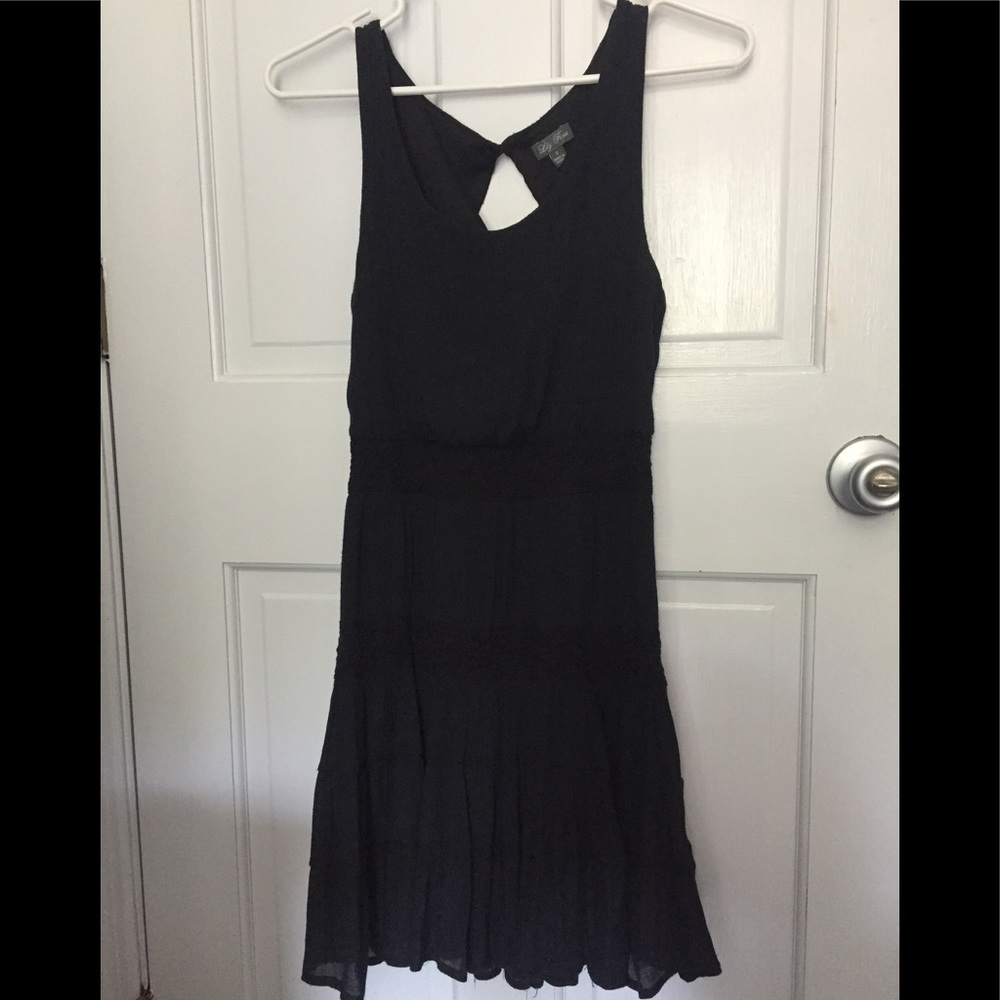 black spring dress
