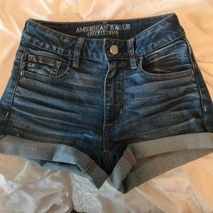 American eagle jean shorts