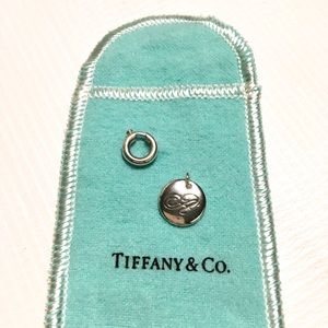 Tiffany & Co. Silver "A" Round Charm