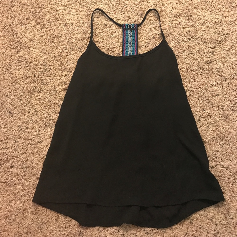 Black tank top
