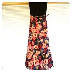 Strapless summer dress