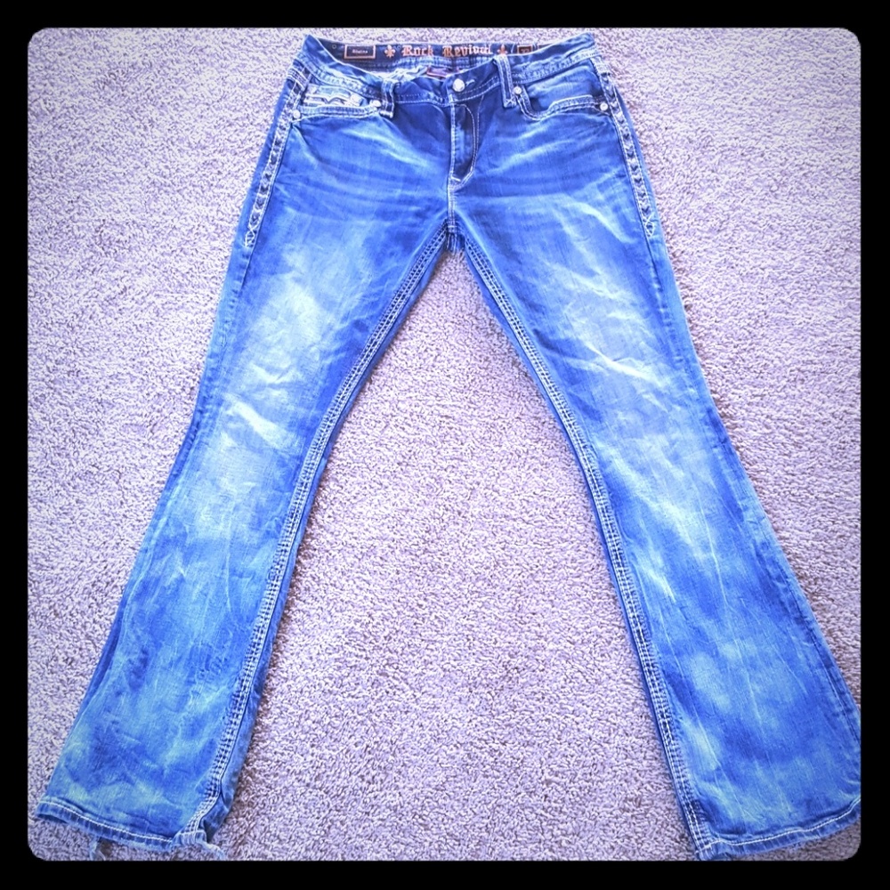 32 easy boot Rock Revival authentic jeans