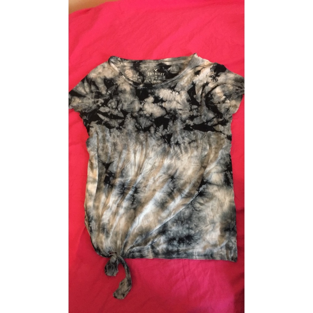 Marble tie dye shirt
