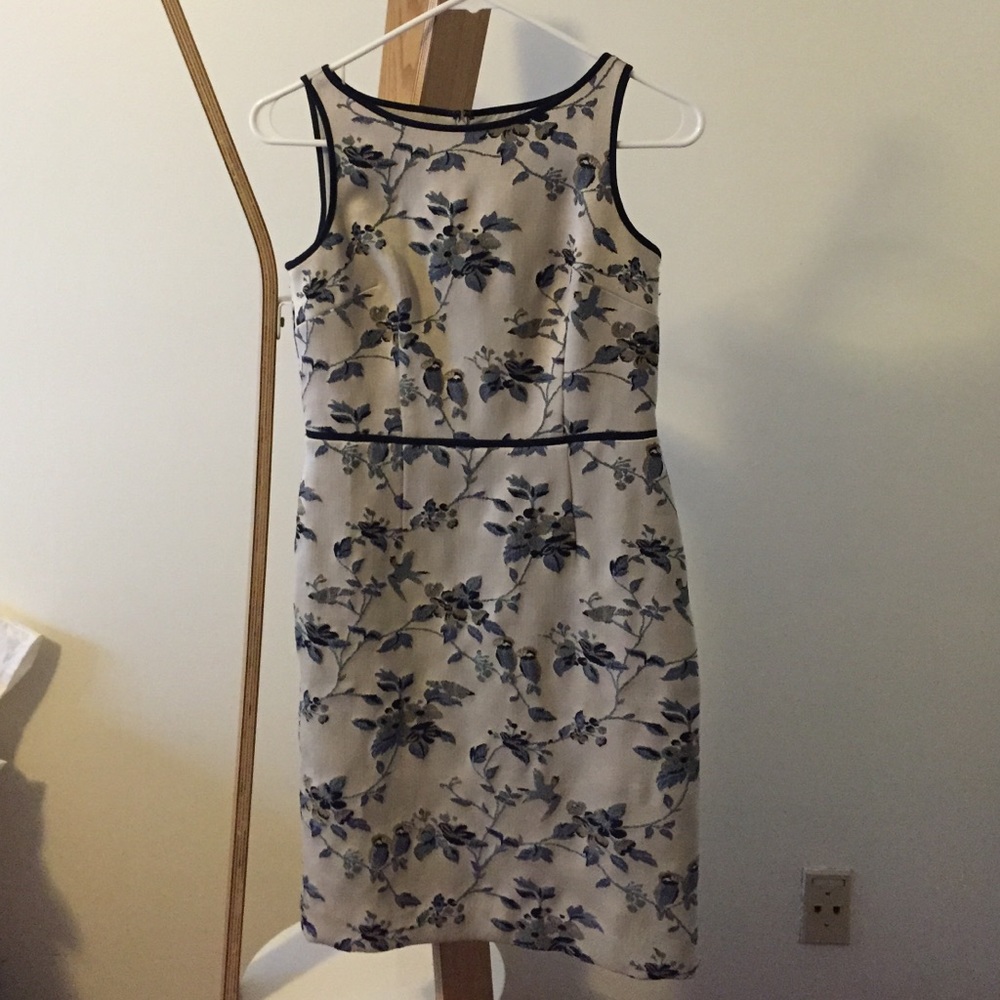 Ann Taylor 00p brocade dress.