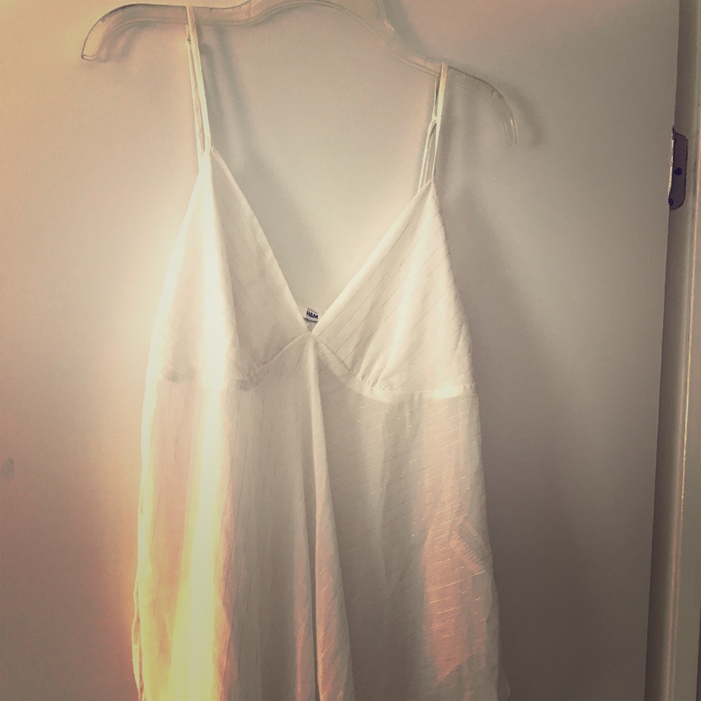 H&M strappy white tank-NEVER WORN! 😆