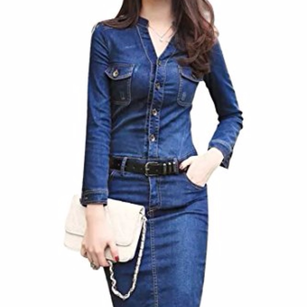 Azbro Denim Dress
