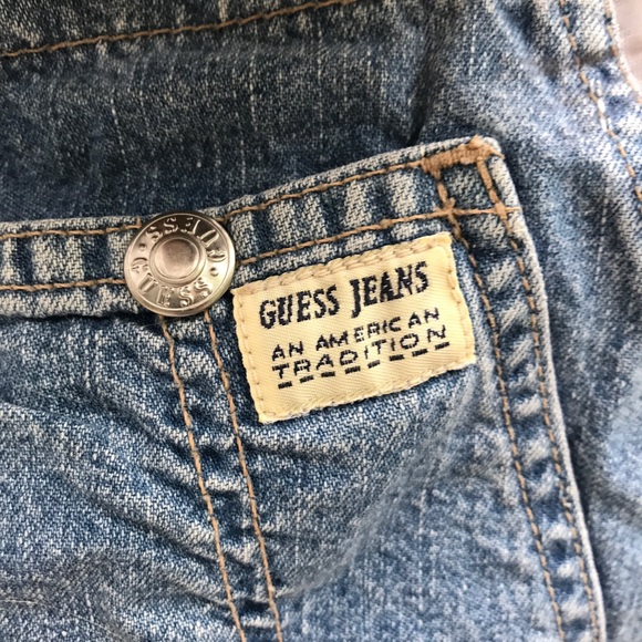 Authentic Vintage Guess Overalls - Picture 4 of 6