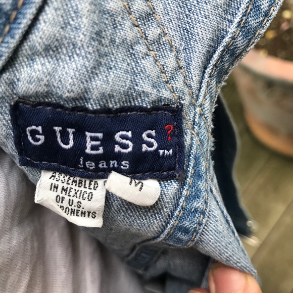Authentic Vintage Guess Overalls - Picture 5 of 6