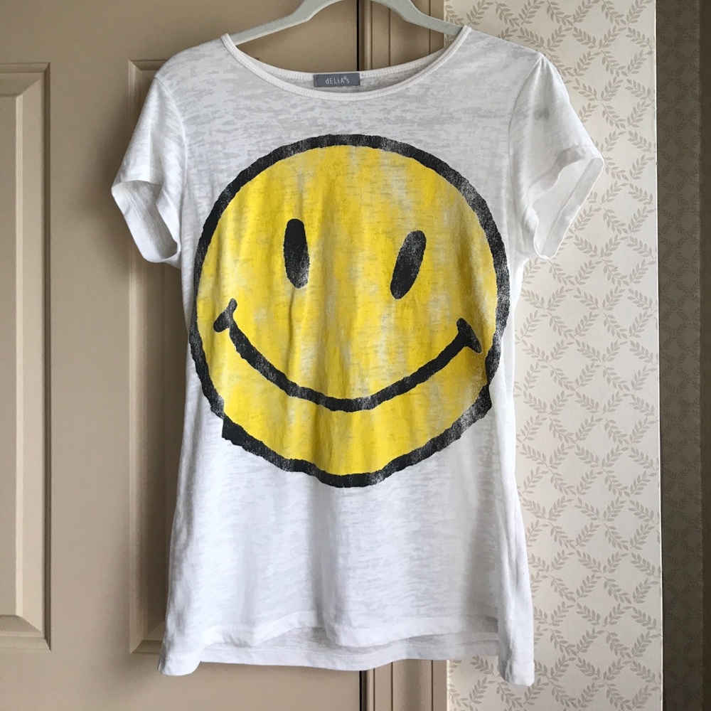 delia's Smiley Face Tee