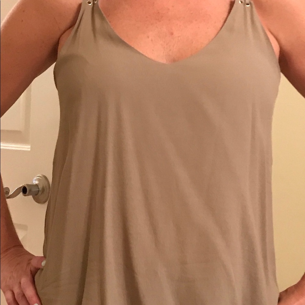 Never worn v-neck racerback blouse