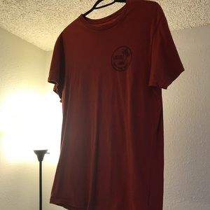 Mens medium custom vans palm tree tee