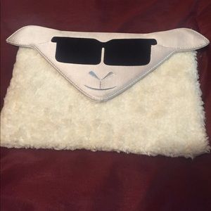 BCBGMAXAZRIA sheep clutch