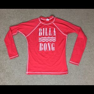 Billabong rash guard shirt