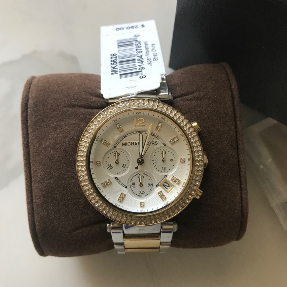 Michael Kors Parker 2 Tone Chronograph Watch