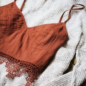 Free People Geo Lace Bralette