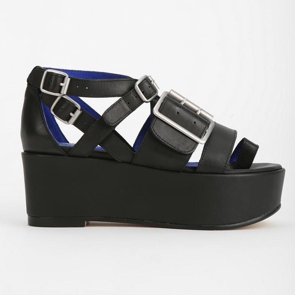 Laica Buckled Platform Sandal - Jeffery Campbell