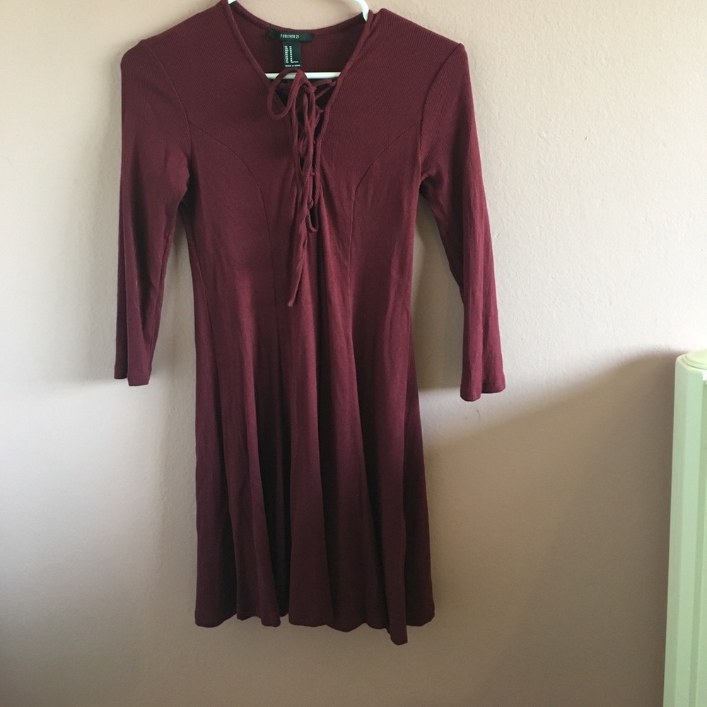 3/4 sleeve dress - Picture 1 of 2