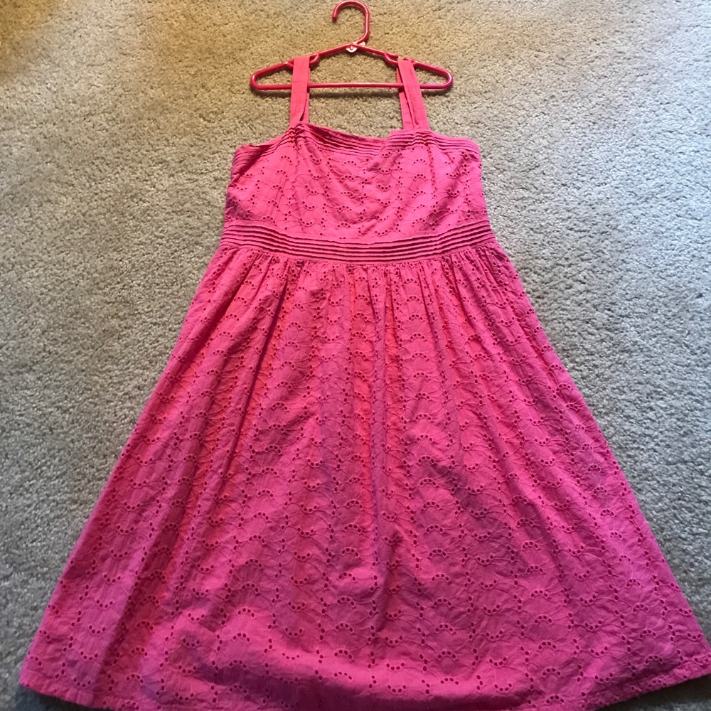 Girls pink dress size 16