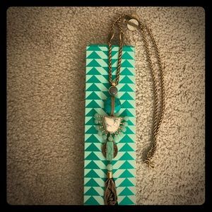 Stella & Dot totem tassel pendent necklace
