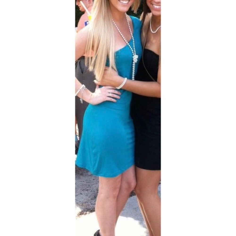 Express Teal Dress