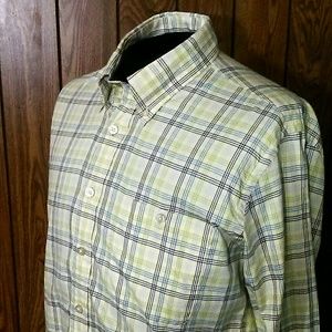 Orvis Trim Fit Long Sleeve Yellow Men's Sz Large