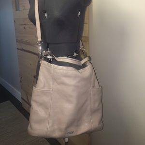 Coach Handbag Pebbled Leather Hobo/Cross body