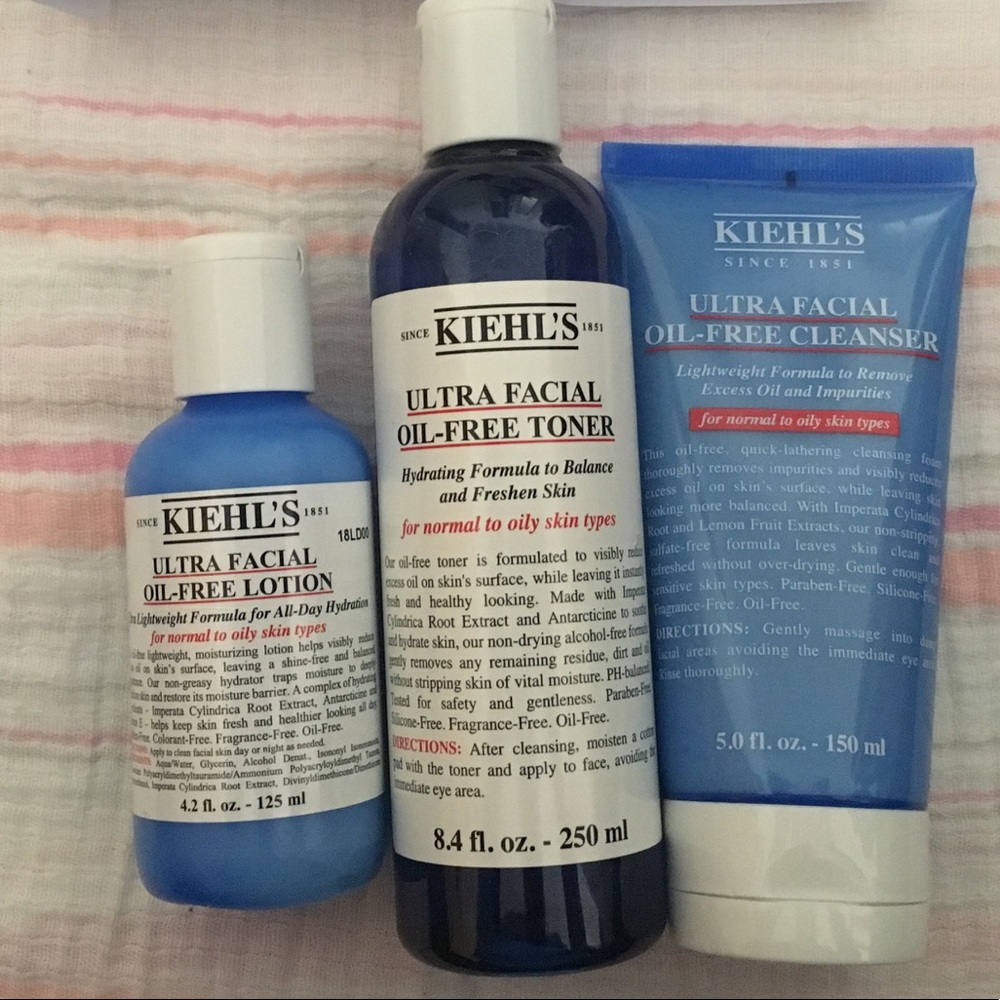 Kiehls Ultra Facial Oil Free Lot