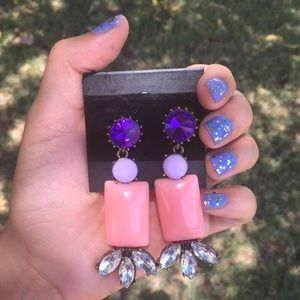 Girly bling cute dainty fashion earrings!