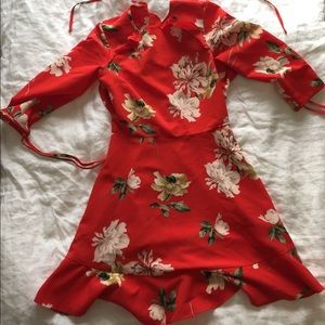 Topshop Floral Dress