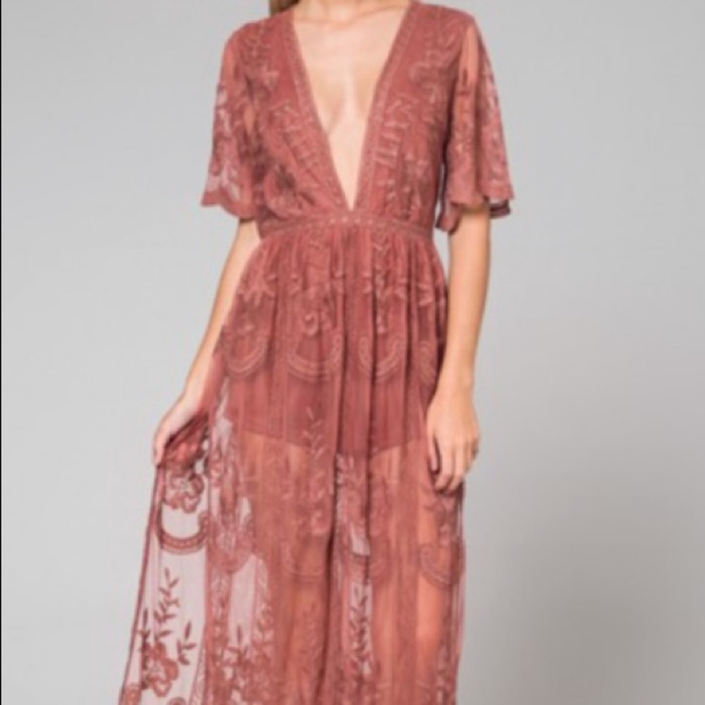 Honeypunch maxi romper